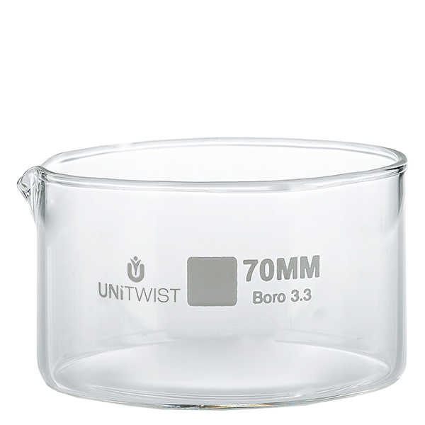 Kristallisierschale ø70mm Borosilikatglas UNiTWIST Kristallisierschale ø70mm Borosilikatglas UNiTWIST