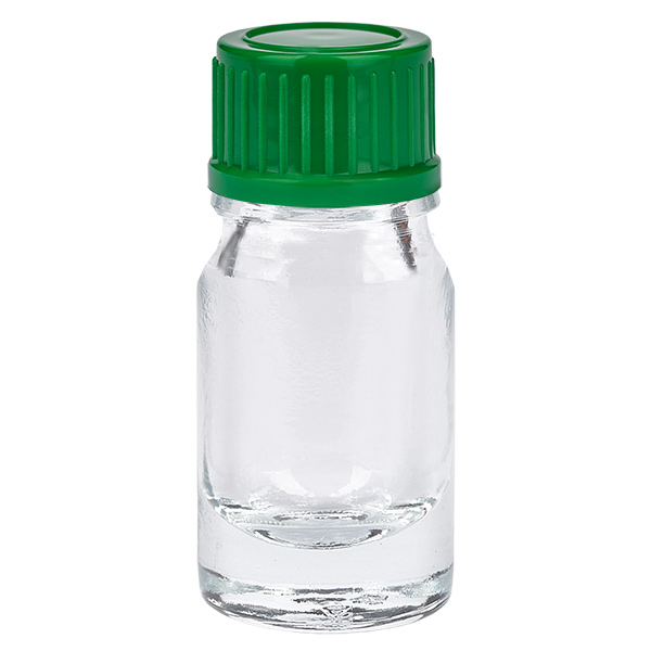 5ml Flasche 11mm Schraubverschluss grün Standard ClearLine UT18/5 5ml Flasche 11mm Schraubverschluss grün Standard ClearLine UT18/5