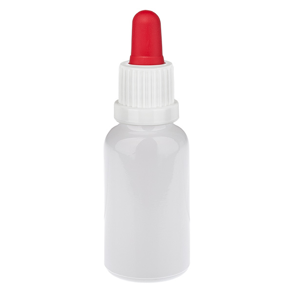 20ml Pipettenflasche weiß/rot Originalitätsverschluss WhiteLine UT18/20 20ml Pipettenflasche weiß/rot Originalitätsverschluss WhiteLine UT18/20