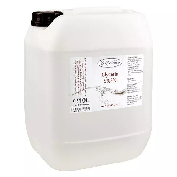 Glycerin (99.5%) 10 Liter Doktor-Klaus Glycerin (99.5%) 10 Liter Doktor-Klaus