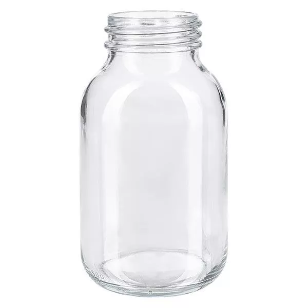 500ml Weithalsflasche Klarglas