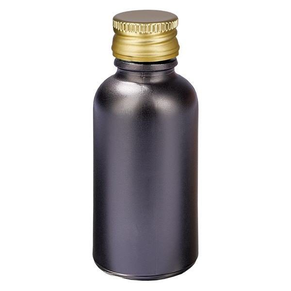 30ml Flasche 11mm Schraubverschluss Alu-Gold Standard BlackL. UT18/30