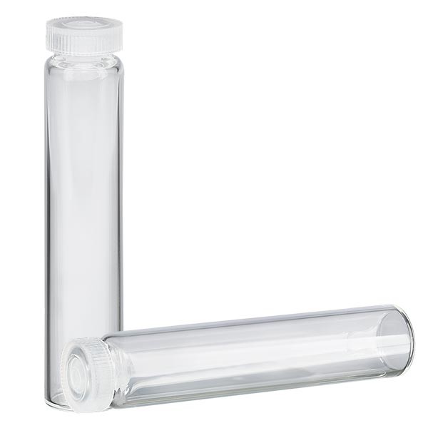 Rollrandglas, Essenzenröhrchen Klarglas 2ml Rollrandglas, Essenzenröhrchen Klarglas 2ml