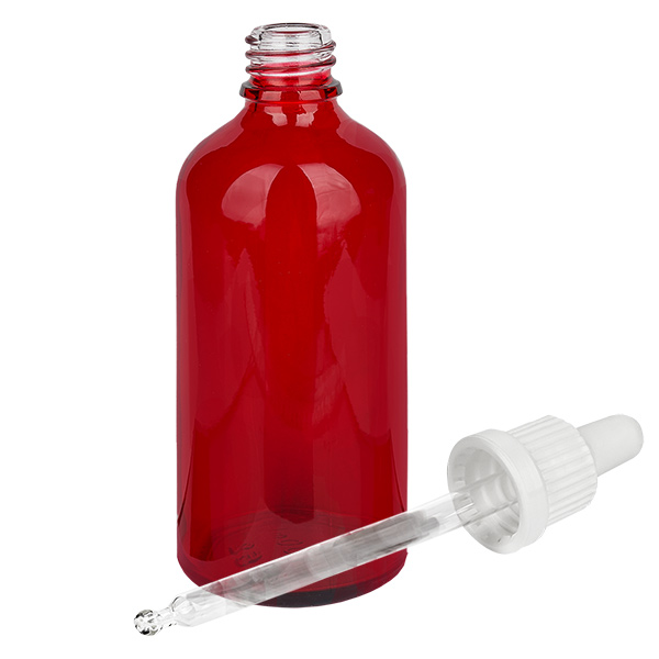 100ml Pipettenflasche weiß Originalitätsverschluss RedLine UT18/100 100ml Pipettenflasche weiß Originalitätsverschluss RedLine UT18/100