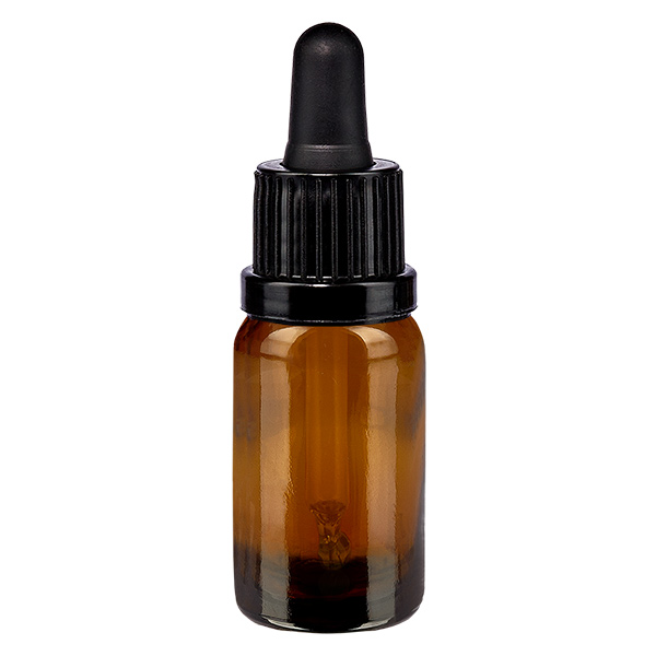 10ml Pipettenflasche schwarz Originalitätsverschluss BrownLine UT18/10