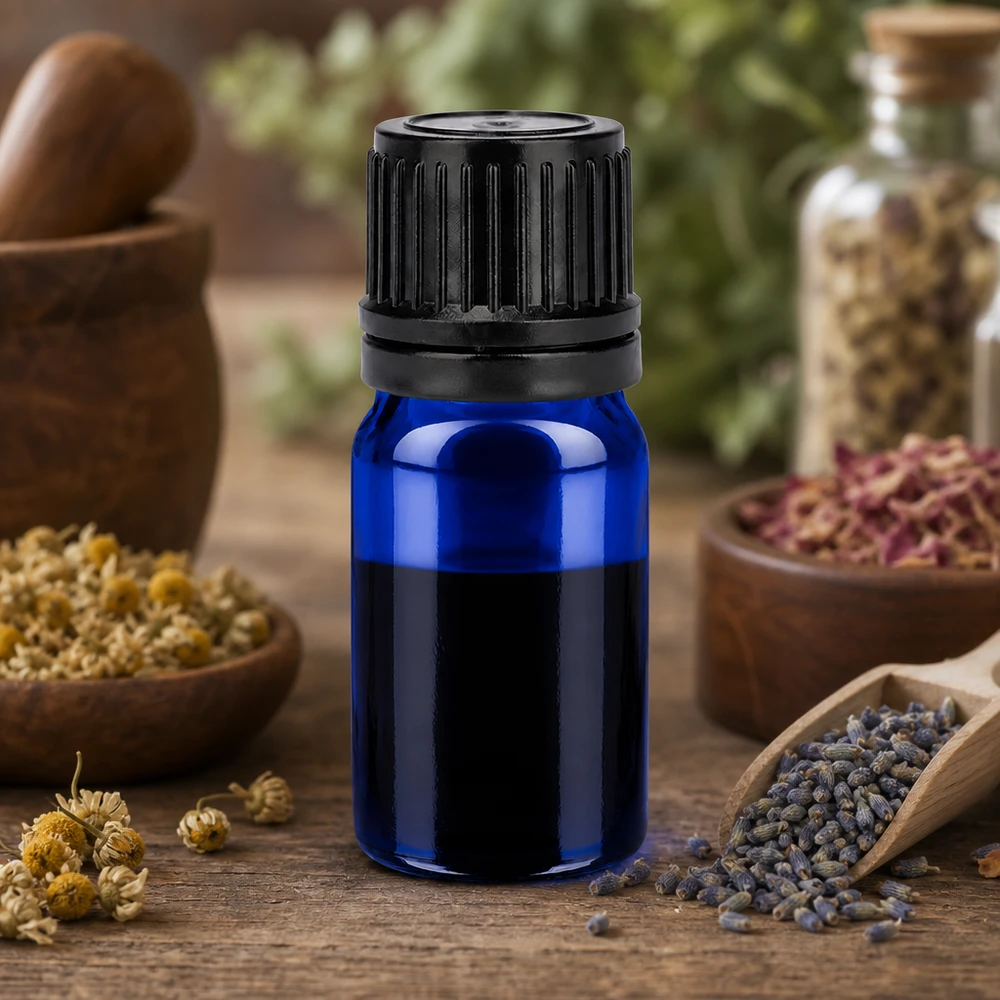 5ml Glasflasche mit schwarzem SV Verschluss perfekt für DIY Kosmetik und Mischungen