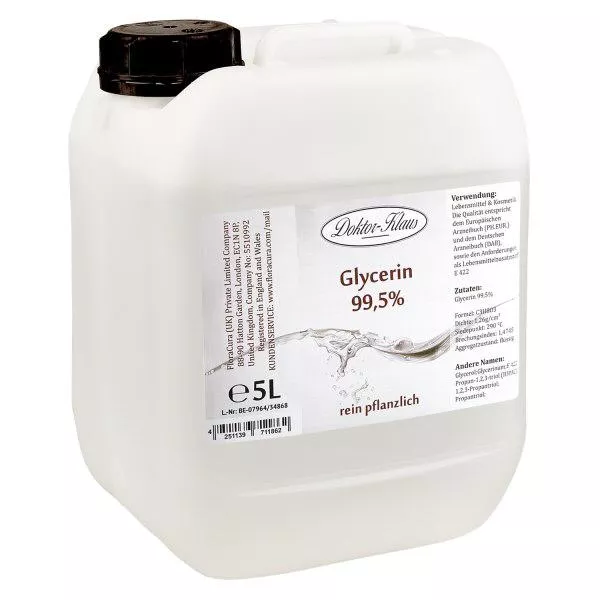 Glycerin (99.5%) 5 Liter Doktor-Klaus Glycerin (99.5%) 5 Liter Doktor-Klaus