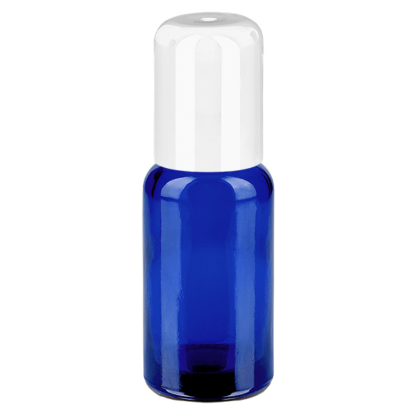 20ml Roll-On Flasche weiß Standardverschluss BlueLine UT18/20