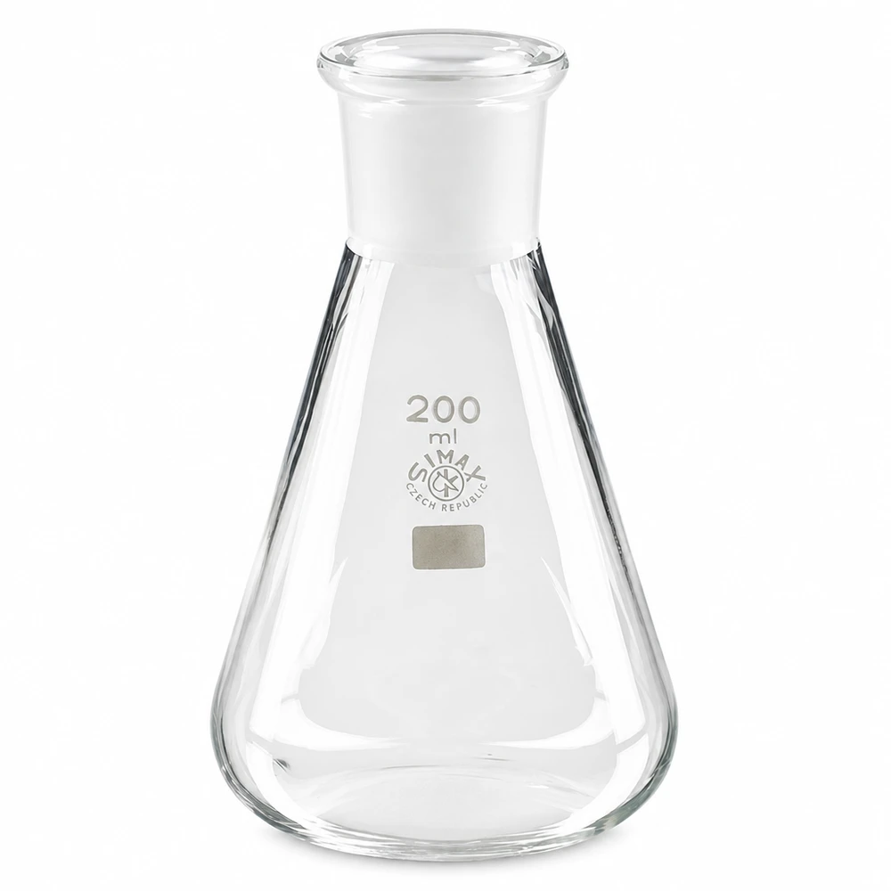 Erlenmeyerkolben 200ml mit Normschliff (29/32) Erlenmeyerkolben 200ml mit Normschliff (29/32)