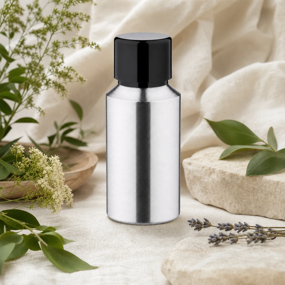 30ml Aluflasche mit robuster Bauweise und korrosionsbeständiger Oberfläche für Langzeitnutzung
