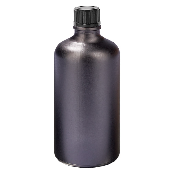 100ml Flasche 11mm Schraubverschluss schwarz Standard BlackLine UT18/100 100ml Flasche 11mm Schraubverschluss schwarz Standard BlackLine UT18/100