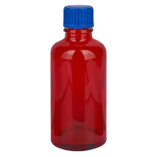 50ml Flasche 11mm Schraubverschluss blau Standard RedLine UT18/50 50ml Flasche 11mm Schraubverschluss blau Standard RedLine UT18/50
