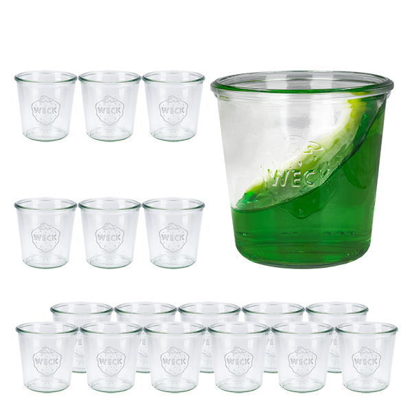 18er Set Weck Gläser 580ml Sturzgläser 18er Set Weck Gläser 580ml Sturzgläser