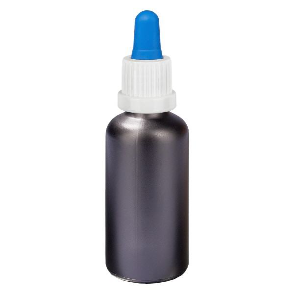 50ml Pipettenflasche weiß/blau Originalitätsverschluss BlackLine UT18/50 50ml Pipettenflasche weiß/blau Originalitätsverschluss BlackLine UT18/50