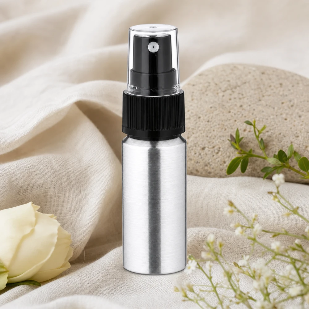 Leichte 20ml Metallflasche mit Zerstäuber - optimale Größe für Handtasche und Kulturbeutel
