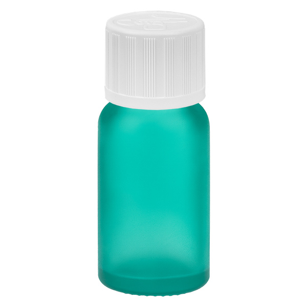 10ml Flasche 11mm Schraubverschluss weiß Standard Kindersicherung GreenLine UT18/10