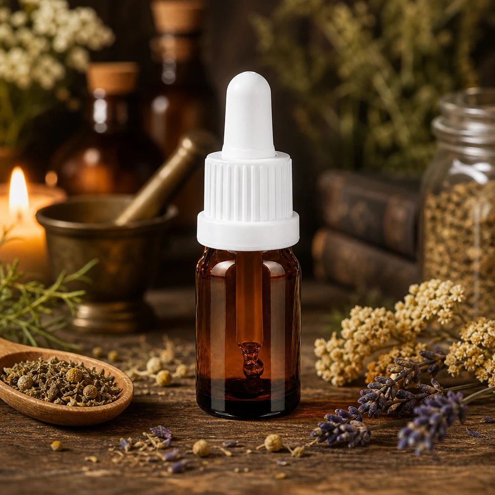5ml Tropfflasche mit ergonomischem Design und auslaufsicherem BrownLine Verschluss