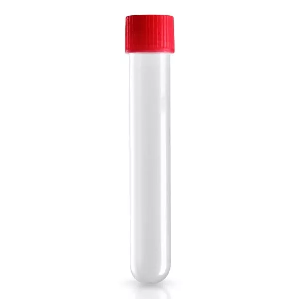 Reagenzröhrchen 13ml 16/100 Schraubverschluss rot