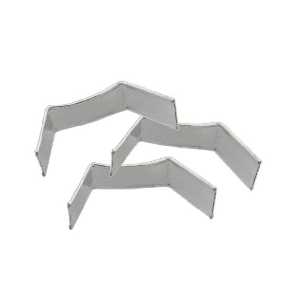 U-Clipbandverschluss silber (100er Pack) 33mm U-Clipbandverschluss silber (100er Pack) 33mm