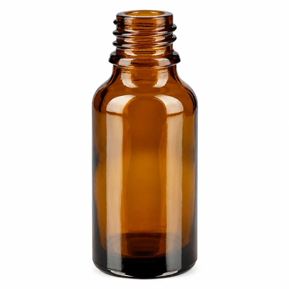 Tropfflasche 20 ml DIN 18 aus Braunglas Hochwertige braune 20ml Glasflasche - ApoGlas Apothekerflasche in eleganter hoher Form