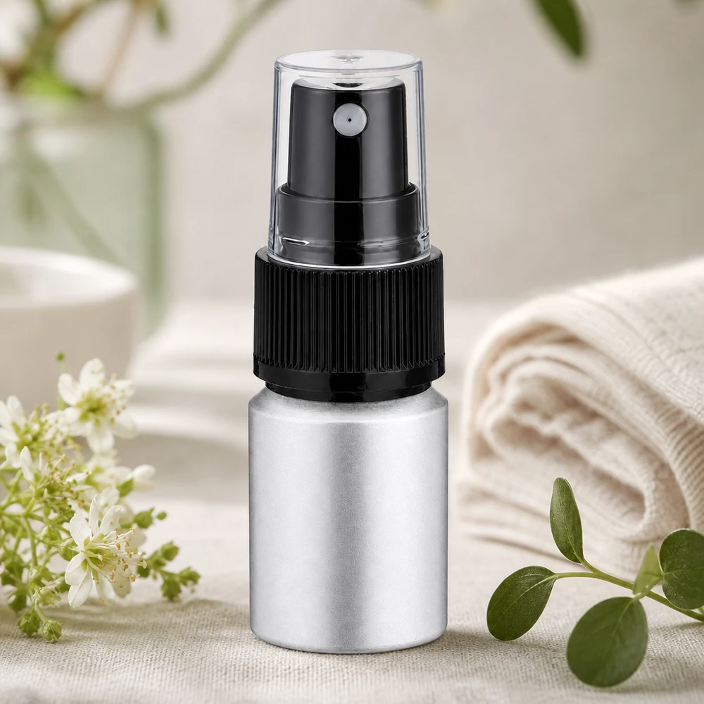 Professionelle 10ml gebeizte Aluflasche mit Zerstäuber für Beauty Salons und Kosmetikstudios