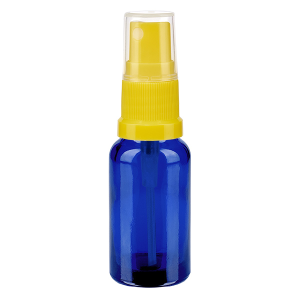 20ml Sprayflasche gelb/transparent Standardverschluss BlueLine UT18/20