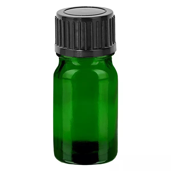 5ml Flasche 11mm Schraubverschluss schwarz Standard GreenLine UT18/5