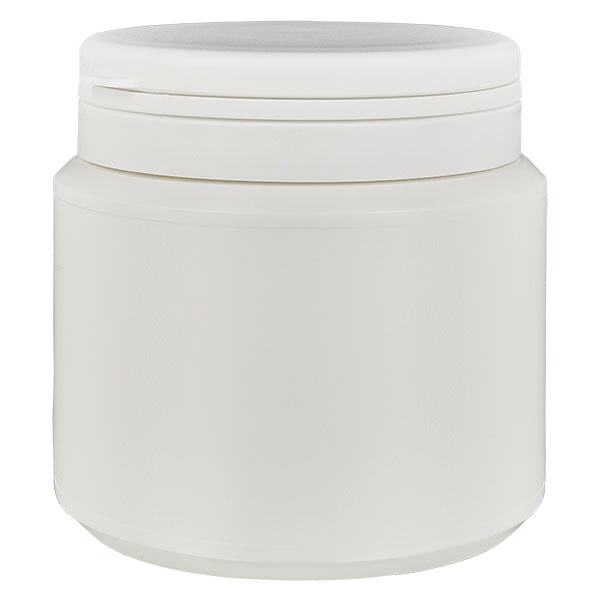 Kapselbox 500 ml weiß mit Jaycap Originalitätsverschluss weiß