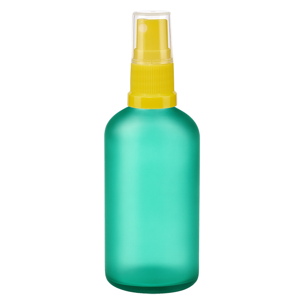100ml Sprayflasche gelb/transparent Standardverschluss GreenLine UT18/100 100ml Sprayflasche gelb/transparent Standardverschluss GreenLine UT18/100