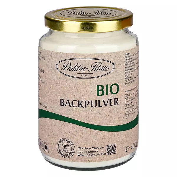 Backpulver Bio 400g Doktor-Klaus noWaste