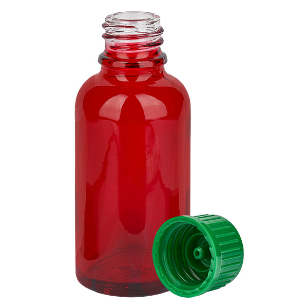 30ml Flasche 11mm Schraubverschluss grün Standard RedLine UT18/30 30ml Flasche 11mm Schraubverschluss grün Standard RedLine UT18/30