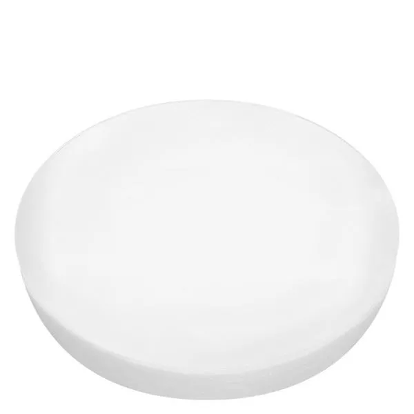 Weißer Silikondeckel UNiTWIST für WECK Gläser RR80 rund flach auf weißem Hintergrund Produktfoto