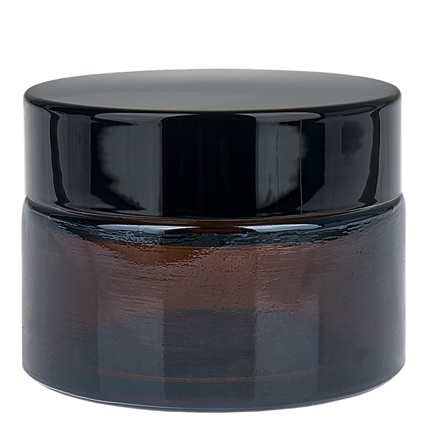 Glastiegel 30ml braun mit Einlegedeckel UNiTWIST Glastiegel 30ml braun mit Einlegedeckel UNiTWIST