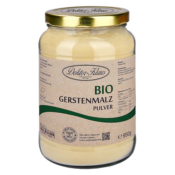 Gerstenmalzpulver Bio 950g Doktor-Klaus noWaste Gerstenmalzpulver Bio 950g Doktor-Klaus noWaste