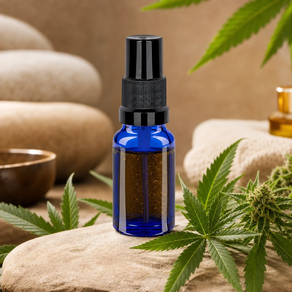Nachfüllbare 10ml Sprayflasche STD BlueLine UT18/10 mit feinem Sprühnebel für gleichmäßige Verteilung