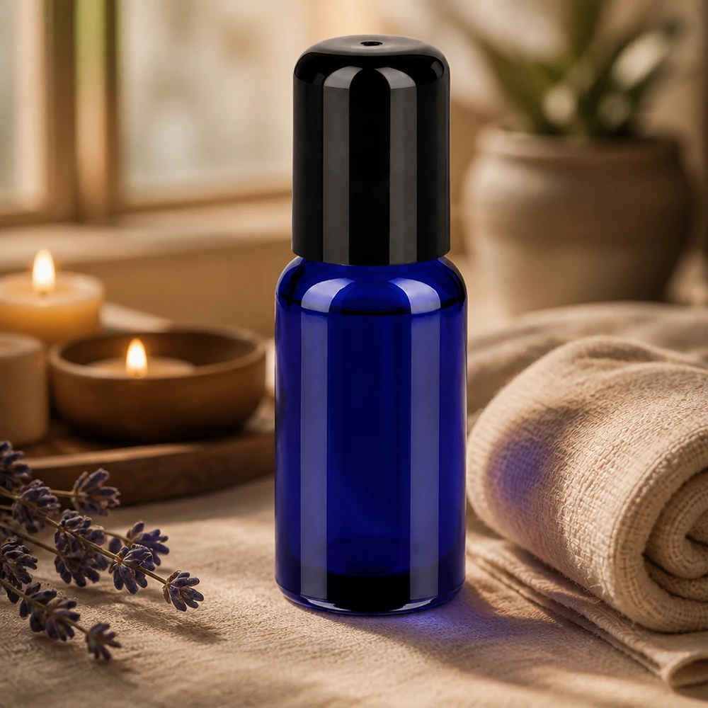 20ml Roll-On Flasche STD BlueLine UT18/20 - stilvolles Design für hochwertige Öle und Essenzen