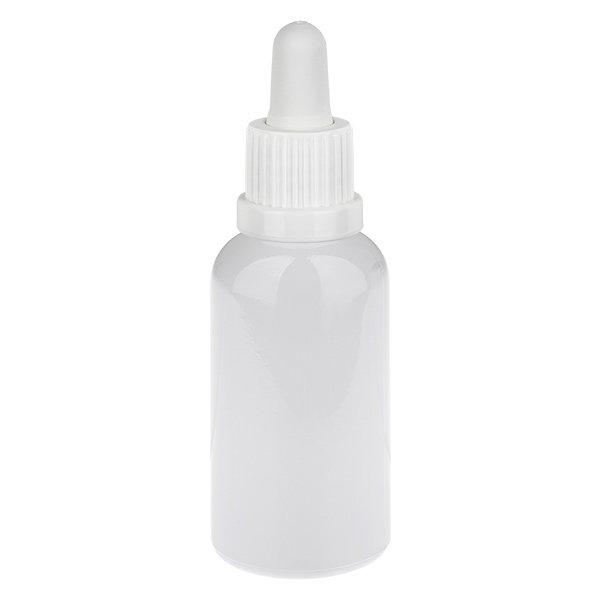 30ml Pipettenflasche weiß Originalitätsverschluss WhiteLine UT18/30