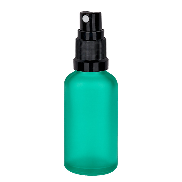 50ml Sprayflasche schwarz Standardverschluss GreenLine UT18/50