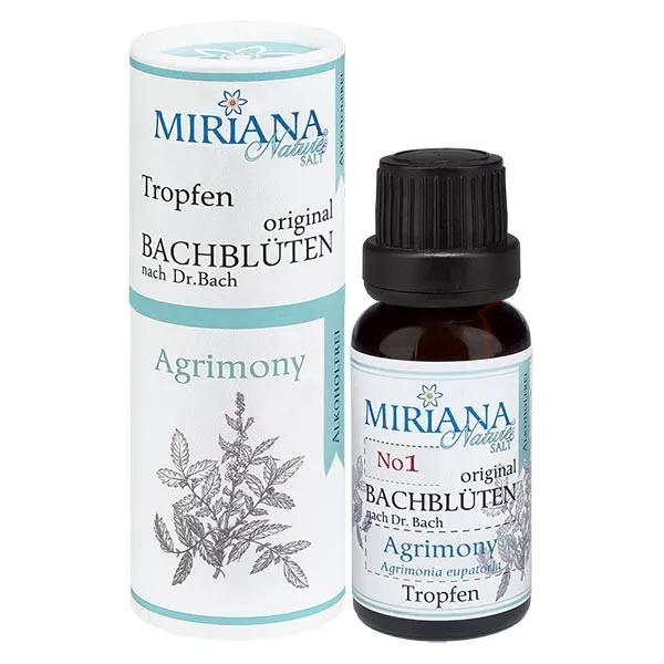 1 Agrimony, 20ml Essenz (Ohne Alkohol), MirianaNature 1 Agrimony, 20ml Essenz (Ohne Alkohol), MirianaNature