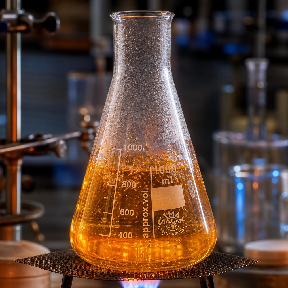Erlenmeyerkolben 200ml Weithals Graduierter Erlenmeyerkolben 200ml Weithals für exakte Volumenbestimmung im Labor