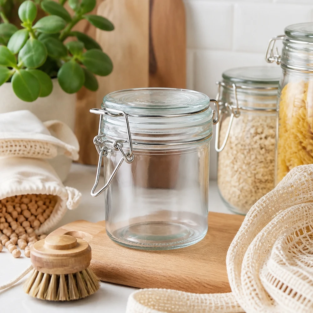 250ml Vorratsglas mit Silikonring und Bügelverschluss UNiTWIST 250ml Vorratsglas mit Silikonring und Bügelverschluss UNiTWIST