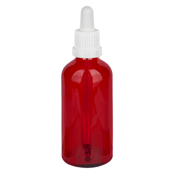 100ml Pipettenflasche weiß Originalitätsverschluss RedLine UT18/100 100ml Pipettenflasche weiß Originalitätsverschluss RedLine UT18/100