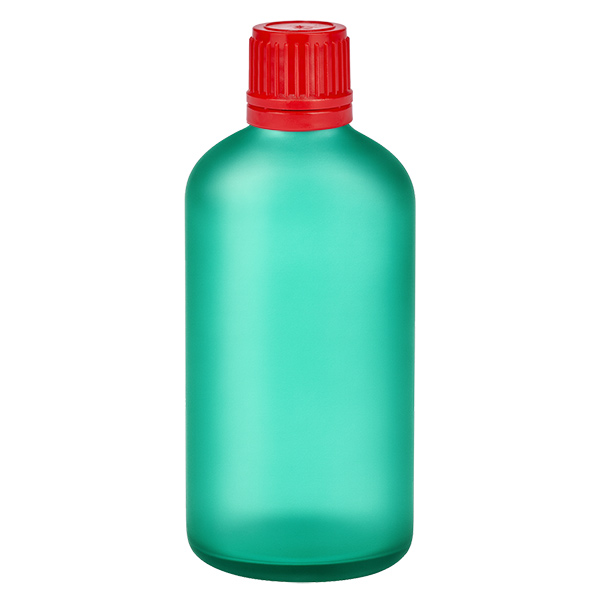 100ml Flasche 11mm Schraubverschluss rot Originalitätsverschluss GreenLine UT18/100