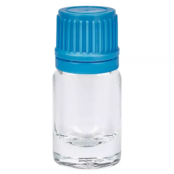 5ml Flasche 11mm Schraubverschluss blau Originalitätsverschluss ClearLine UT18/5 5ml Flasche 11mm Schraubverschluss blau Originalitätsverschluss ClearLine UT18/5