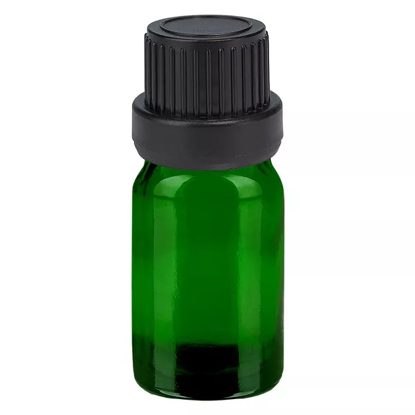 5ml Tropfflasche 2mm schwarz Originalitätsverschluss GreenLine UT18/5