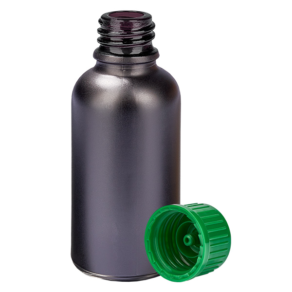 30ml Flasche 11mm Schraubverschluss grün Standard BlackLine UT18/30 30ml Flasche 11mm Schraubverschluss grün Standard BlackLine UT18/30