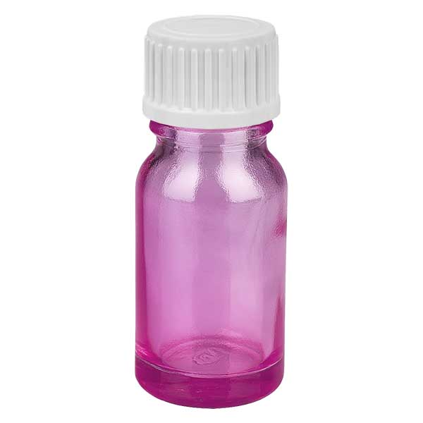 10ml (Globuli)Flasche.. 3mm Giessring weiß Standard PurpleLine. UT18/10
