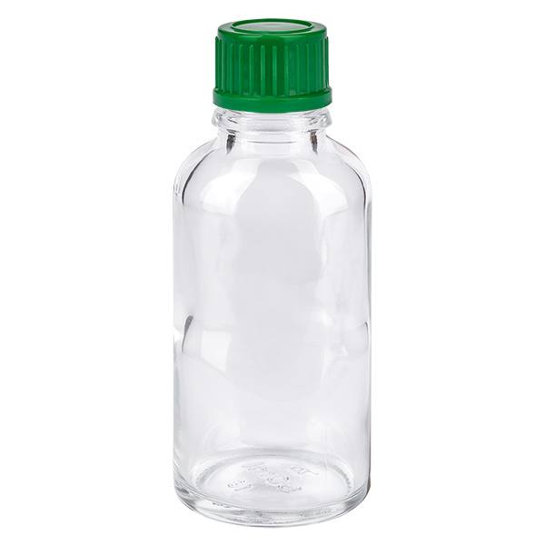 30ml Flasche 11mm Schraubverschluss grün Standard ClearLine UT18/30