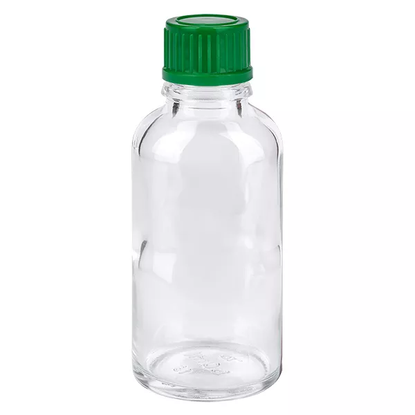 30ml Flasche 11mm Schraubverschluss grün Standard ClearLine UT18/30