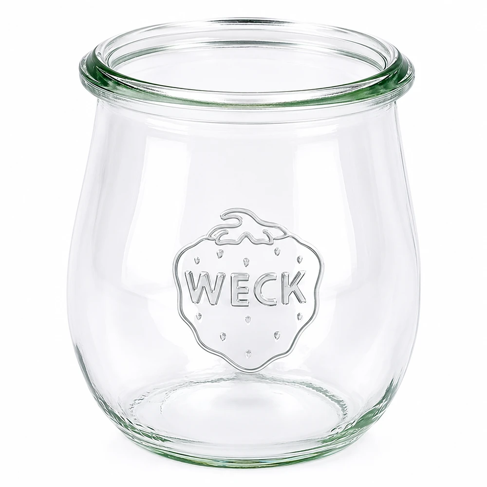 220ml Tulpenglas WECK RR60 WECK Tulpenglas 220ml RR60 mit Deckel transparent Einmachglas zum Konservieren und Aufbewahren von Lebensmitteln